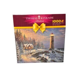 Thomas Kinkade Studios Ceaco Jigsaw Puzzles 1000 Pieces Winter Landscape